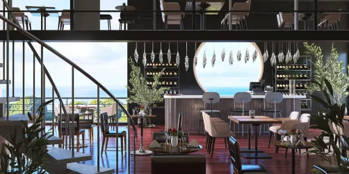 Outdoor cafe 