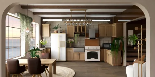 Rustic Roots Farmhouse Kitchen
