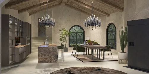 elegante country contemporary kitchen 