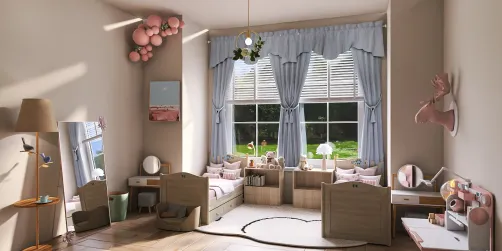 Just made a little girls room!