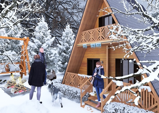After a Wintry Snow…  Design Rendering