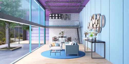 living cum dining decor 