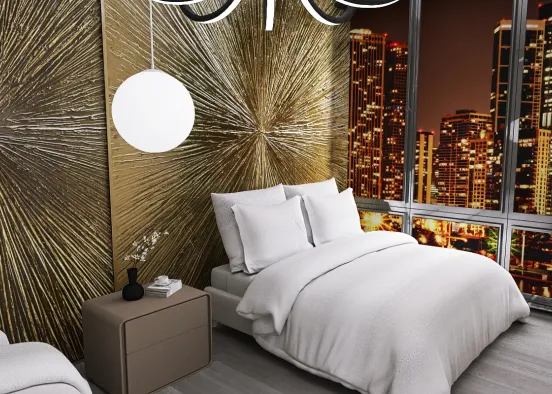 # Luxury Studio Hotel Suite  Renderização de Design