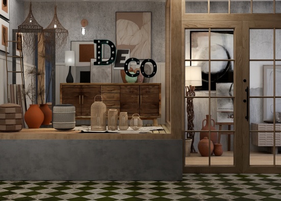 Deco store Design Rendering