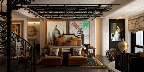 Vintage Hotel Suite 