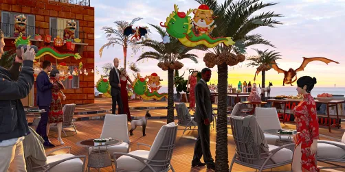 HAPPY, year of the dragon, NEW YEAR Eve party 