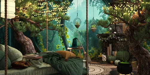 Green Witch Treehouse 
