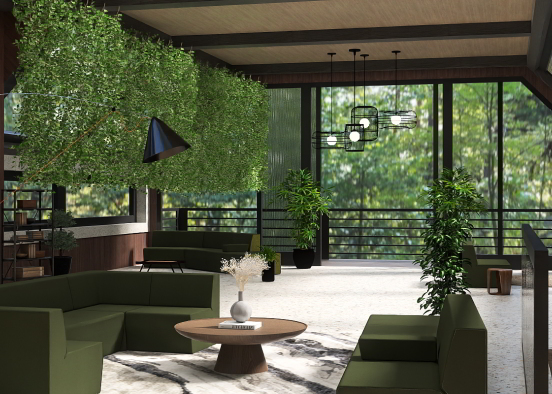 green cabin 🌿 Design Rendering