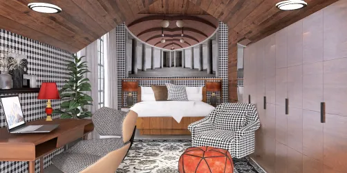 Dark wood, cocooning trend