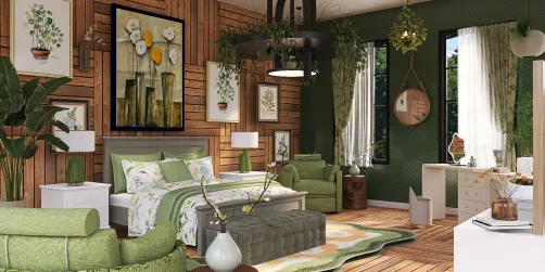 Botanical Bedroom : “Blossom Retreat”