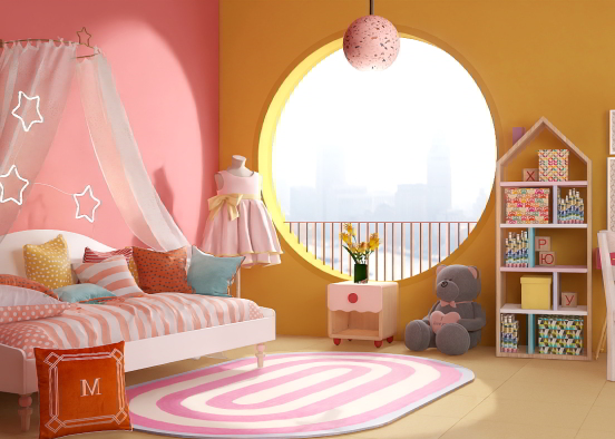 A colorful childhood Design Rendering