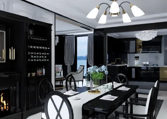 diningroom  Design Rendering