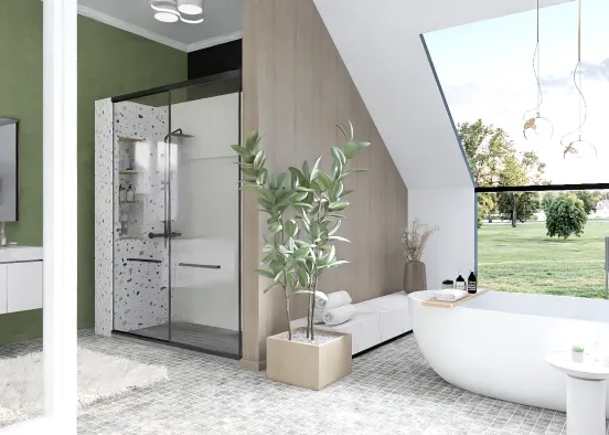 Bathing with a view Design Rendering