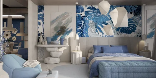 Blue Bedroom