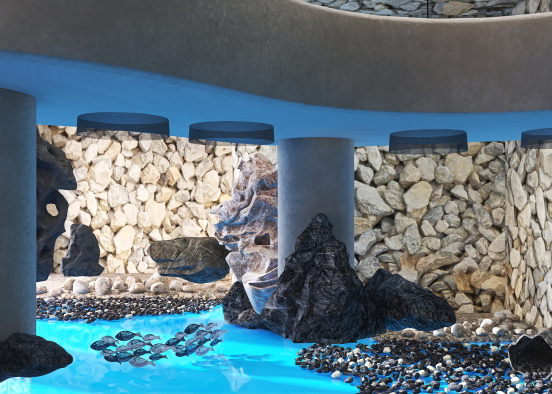 Fresh Water Grotto Design Rendering