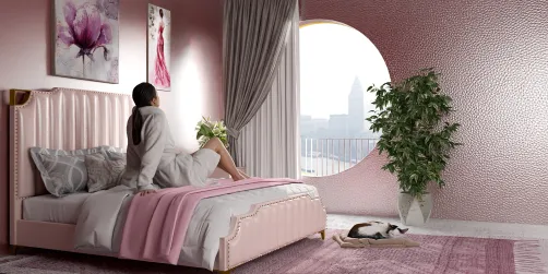 Утро в розовом