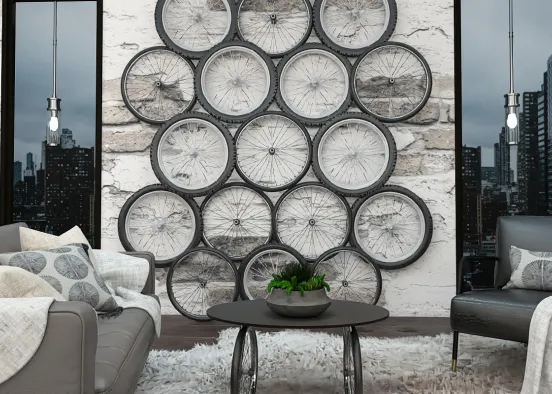# Industrial loft Renderização de Design
