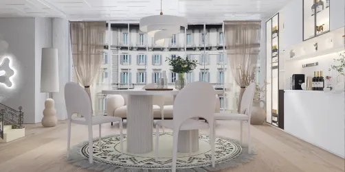White Serenity Dining