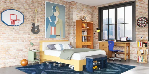 Teen boy room