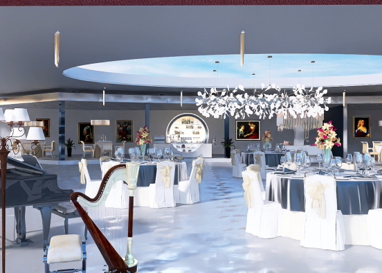 upscale Dining Design Rendering
