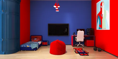 Spiderman kids room 