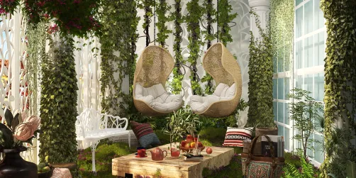 Jardín bohemio