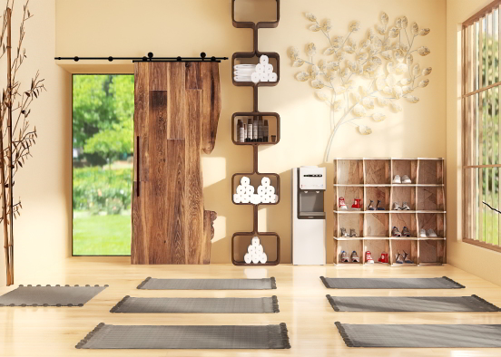 Yoga studio Design Rendering