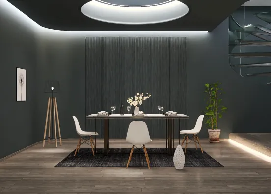 #Dining room Design Rendering