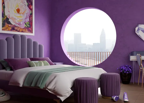 Perfectly purple  Design Rendering