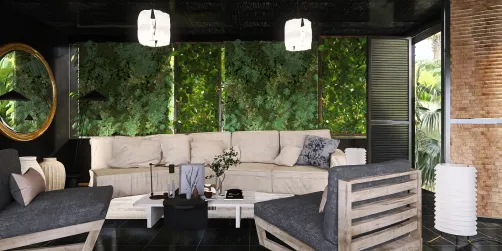 Tropical area relax
