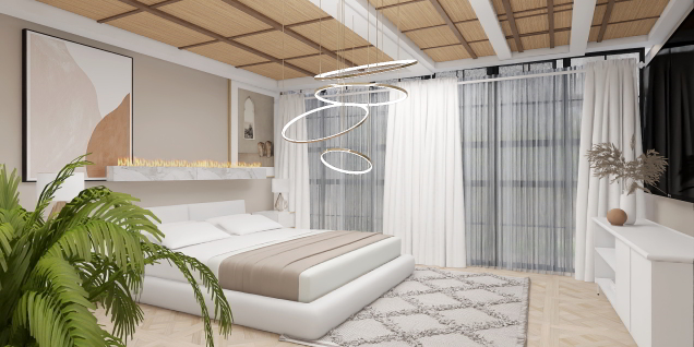 Scandinavian Hotel Bedroom