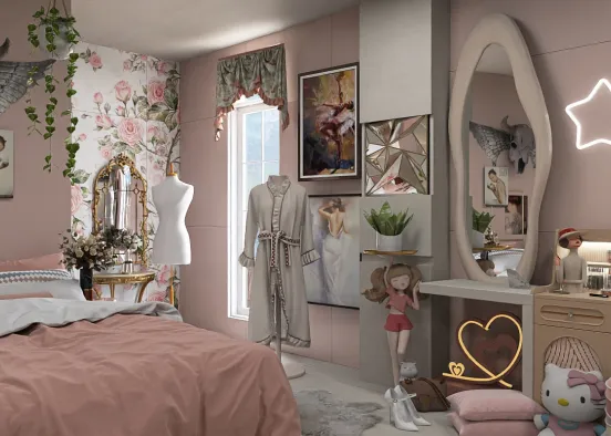 # .Pink light. Renderização de Design