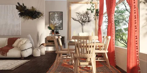 boho dining