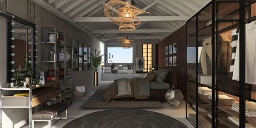 renovated attic bedroom 