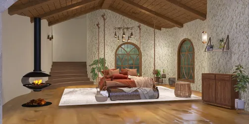 chambre rustique 
