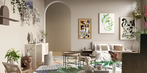 neutral bedroom 