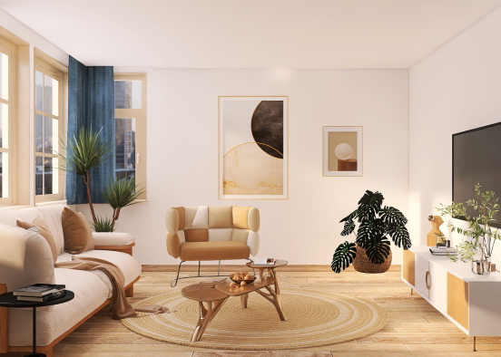 Small space living room 🤎 Design Rendering