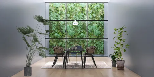 green dining room