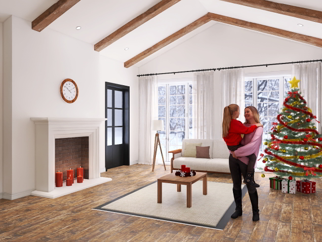 Living room on Christmas days 🎄🎁✨️❄️