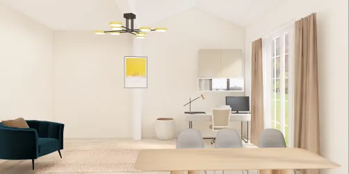 Shared office/dining