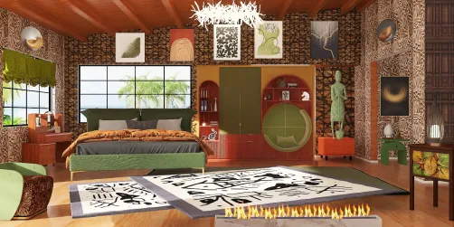 My African Bedroom 
