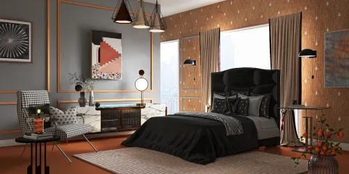 Peach Bedroom