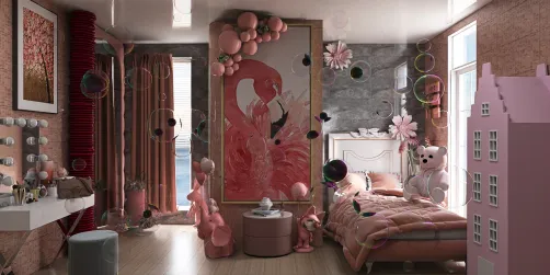 Slay preppy comfy cube room!