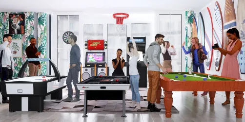 sala de jogos