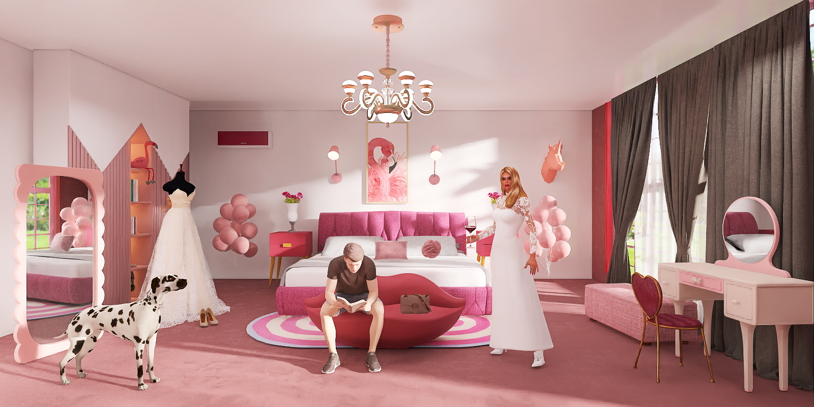 Barbie best sale room design