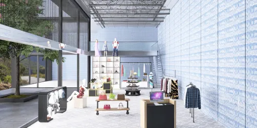 2 floor clothing store