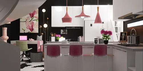 Barbie chic kitchen 