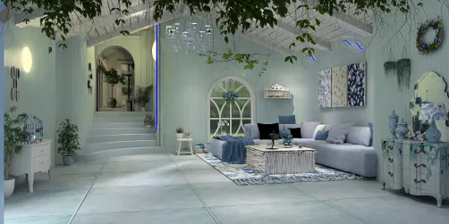 Blue blossom in April 