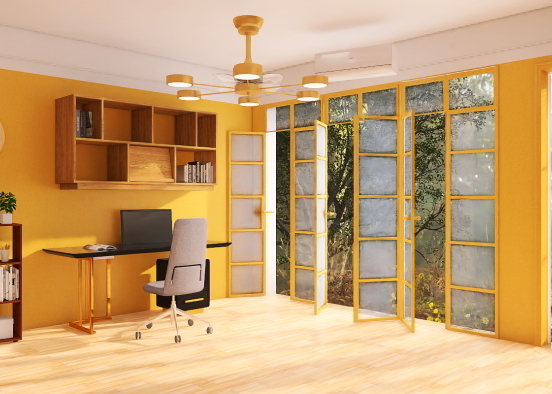 fathers working room Design Rendering