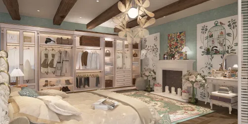 Wabi Sabi Room with Provençal Decor